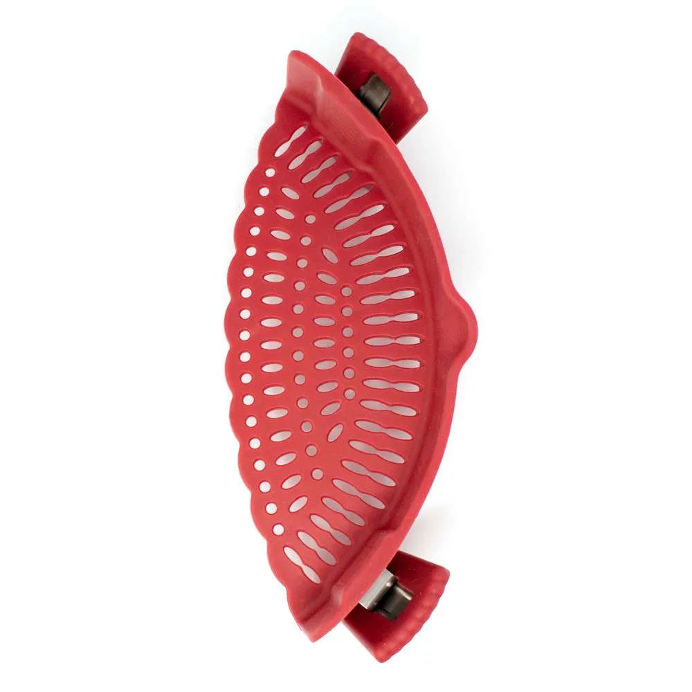 NP-2185 SILICONE CLIP-ON STRAINER, RED