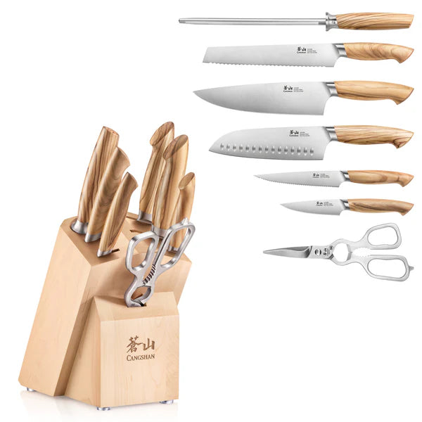 CS-501684 OLIV 8PC KNIFE BLOCK SET