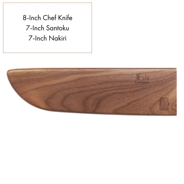 CS-505620 WALNUT MAGNETIC KNIFE SAYA 8IN