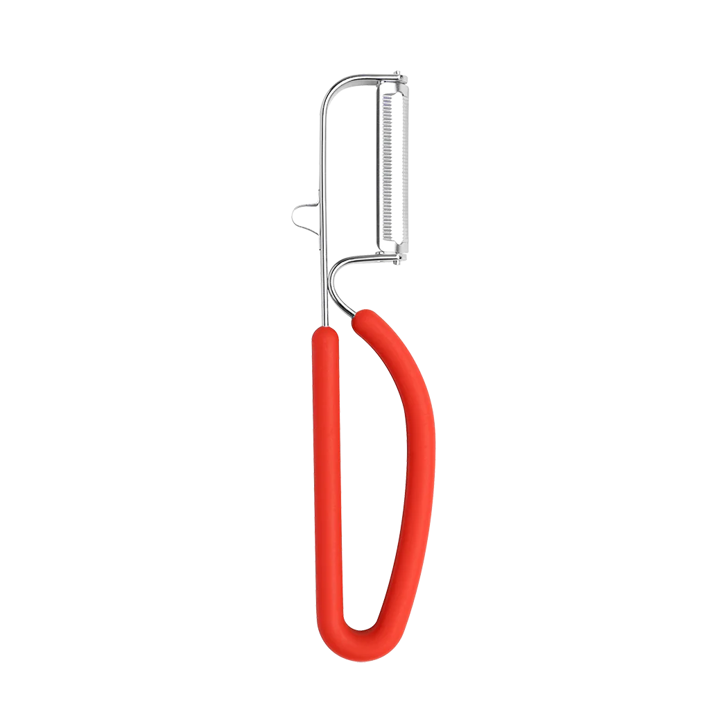 BH-575436 DUAL SERRATED BLADE PEELER RED
