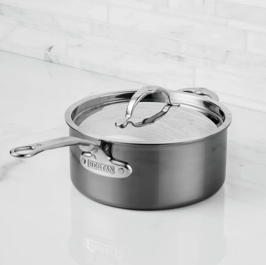 HES-60025 NANOBOND 4QT COVERED SAUCEPAN W HELPER