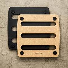 EP-010-07070203 SLATE BLACK TRIVET 7IN X 7IN