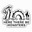 SN-2208-LSTK HERE THERE BE MONSTERS