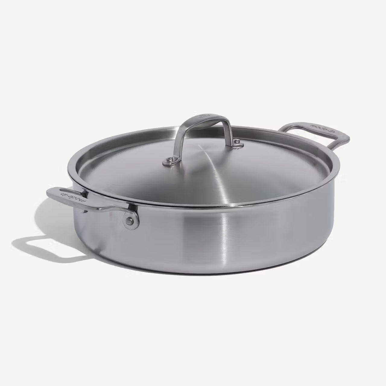 MI-COOK-6L-RON-ISS-R2 Stainless Clad 6 qt. Rondeau with Lid