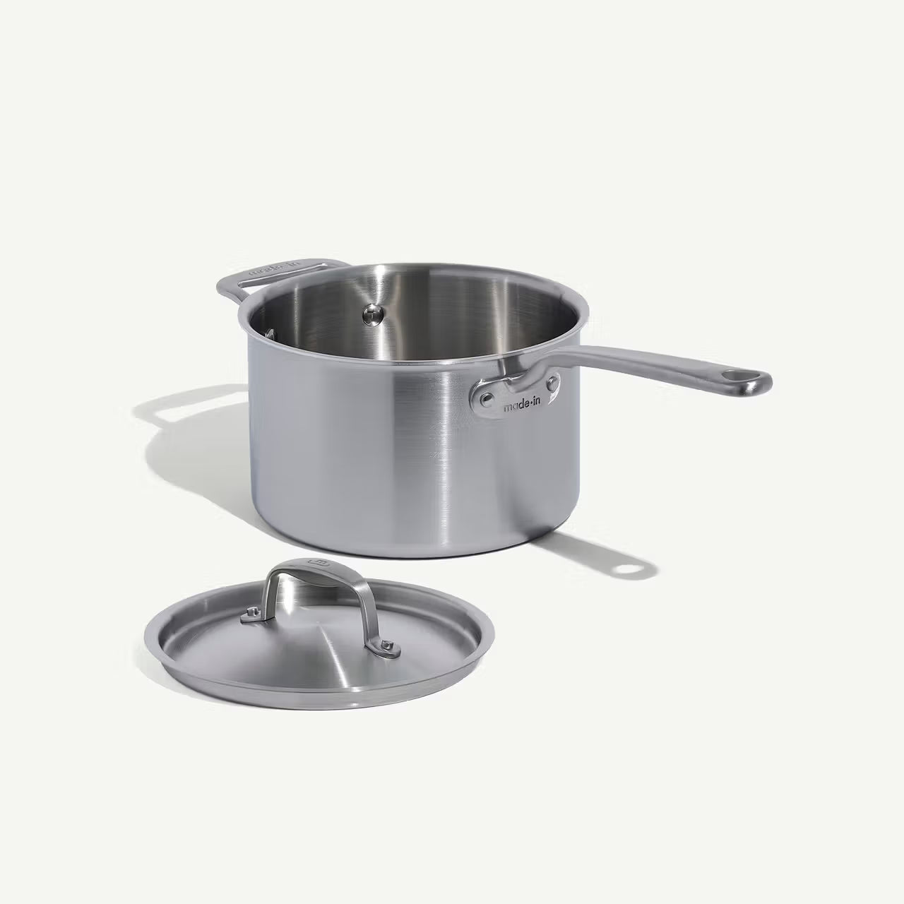 MI-COOK-4L-SCE-ISS Stainless Clad 4 qt. Saucepan with Lid