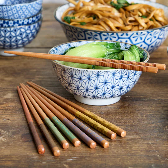RS-STIX-RNBW DIPPED CHOPSTICKS, PK OF 5