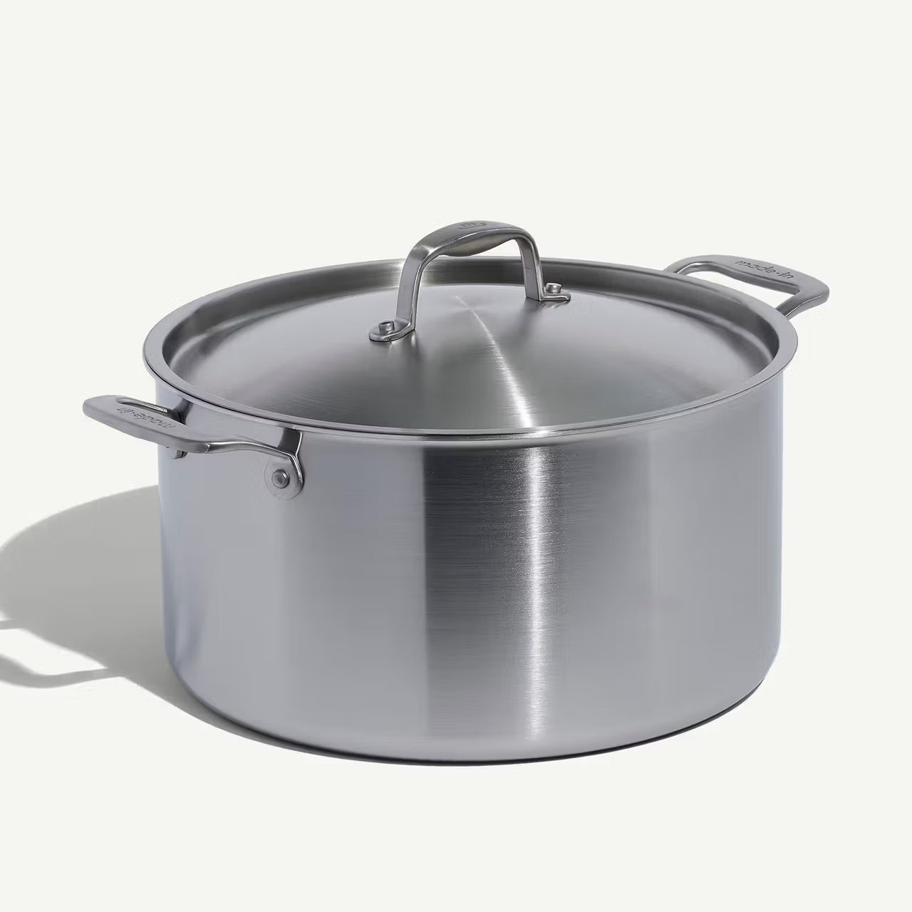 MI-COOK-12L-STK-ISS Stainless Clad 12 qt. Stock Pot with Lid