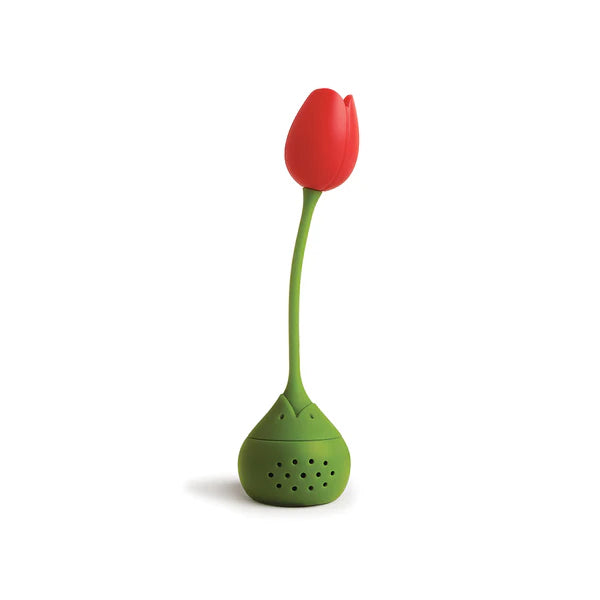 OT-899 TULIP TEA INFUSER STRAINER RED