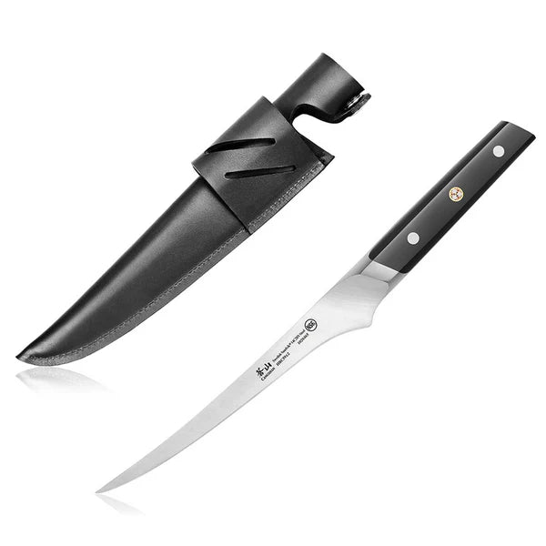 CS-1020472 TC 7'' FILET KNIFE W/LEATHER SHEATH