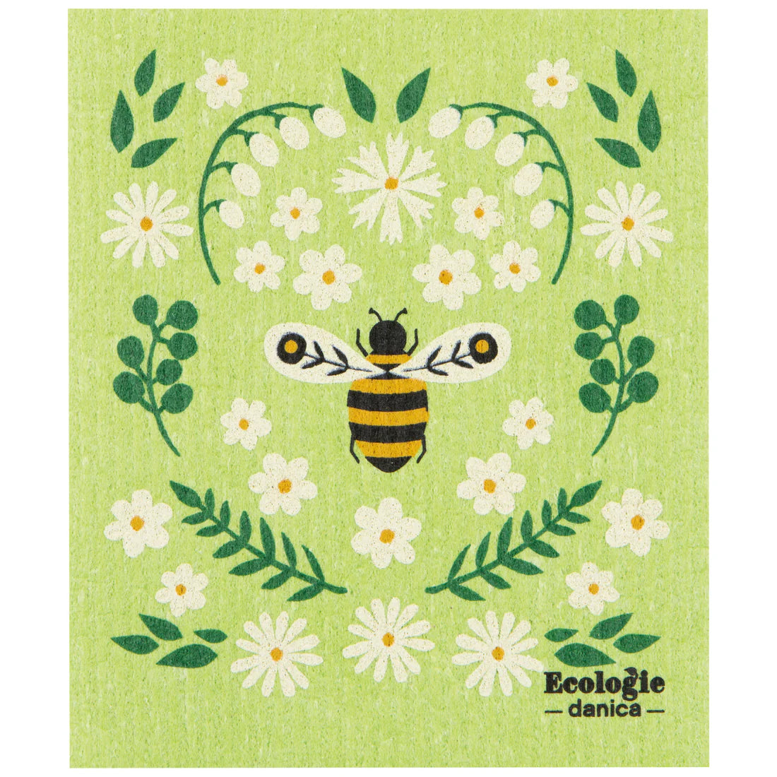 DAN-ESW4193D BEE GARDEN SWEDISH DISH CLOTH
