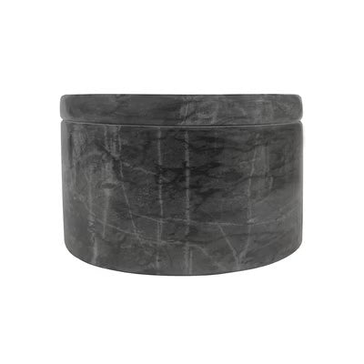 FR-3859 BLACK MARBLE DOUBLE SALT CELLAR