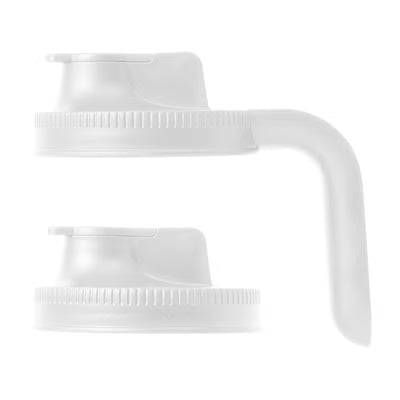 FR-82689 Jarware White Spout Lid, Set of 2, Wide Mouth