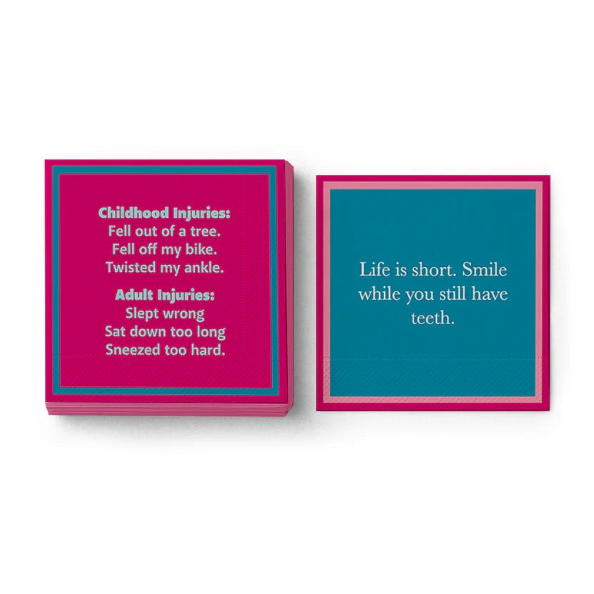 DOM-7074 Life is Short NAPKIN