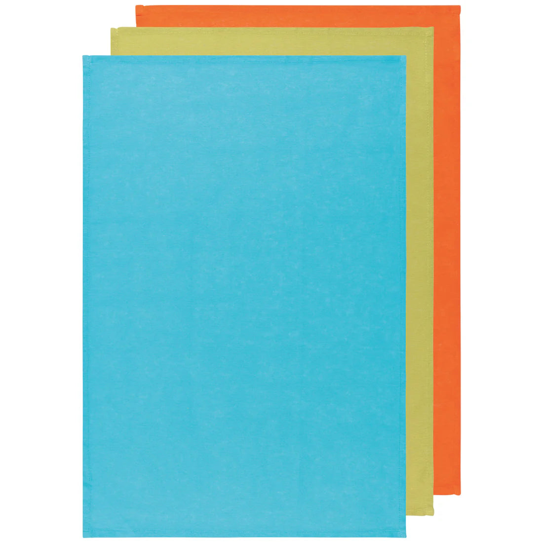 DAN-911552 BALI BLUE CACTUS CRUSH DISH TOWELS SET OF 3