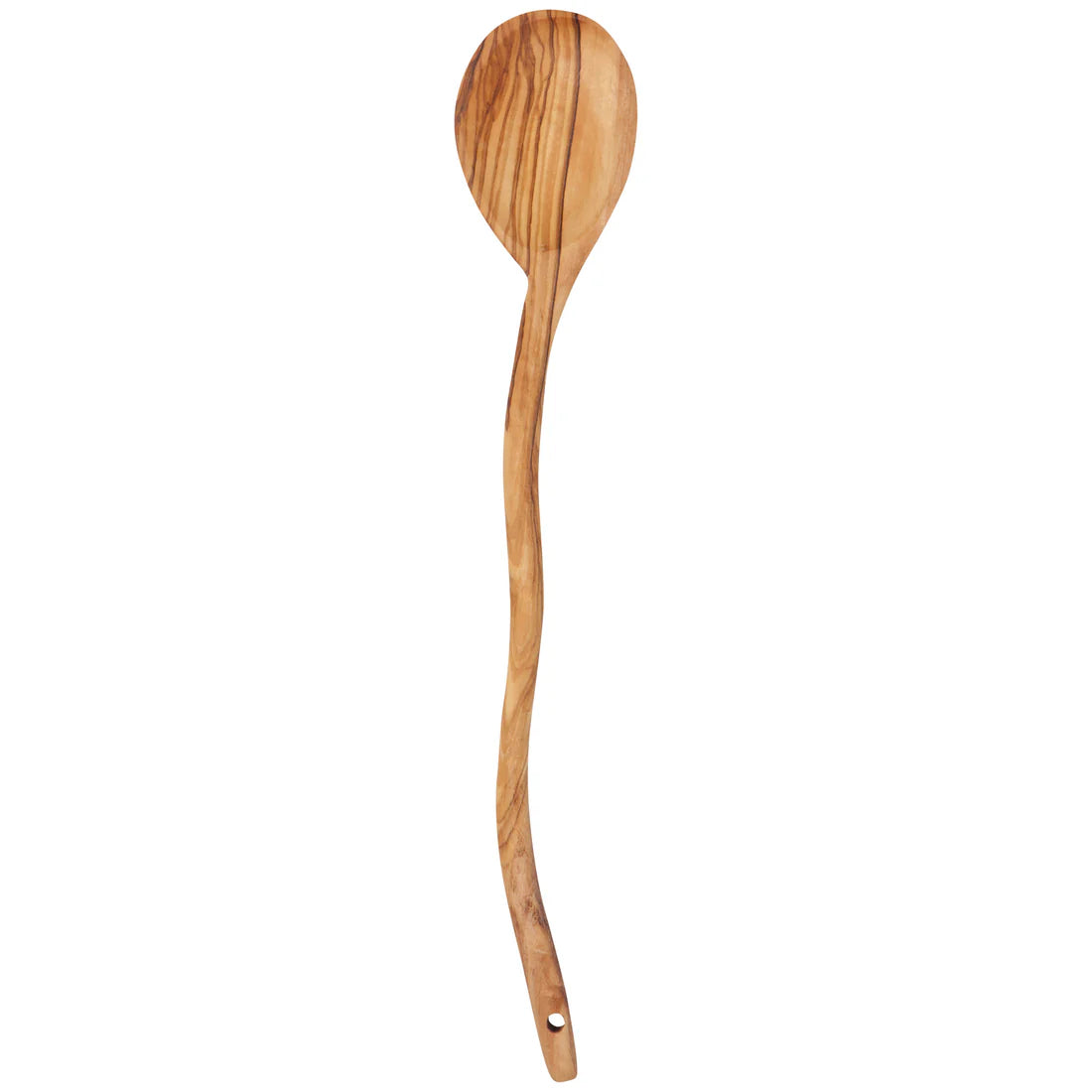 DAN-HKU2129D SPOON ROUNDED WAVY OLIVE WOOD