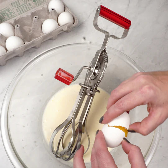 RS-BEATR-RD ANTIQUE EGG BEATER RED