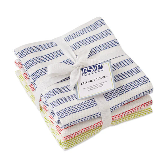 RS-DOBY-AST DOBBY TOWEL SET/3