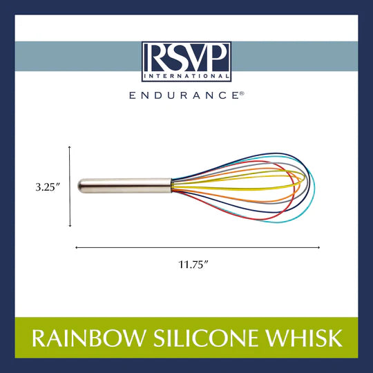 RS-RNBW-WSK COLORED SILICONE WHISK