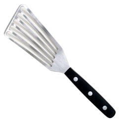 NP-1170 STAINLESS STEEL FLEXIBLE SLOTTED SPATULA