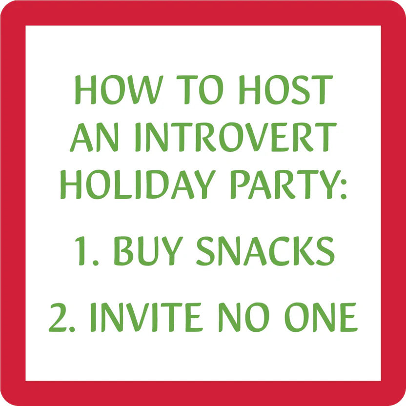 DOM-1456 Xmas Introvert COASTER