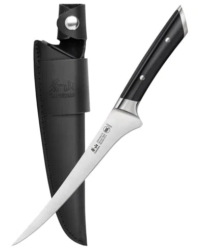 CS-505453 7IN FILLET KNIFE W LEATHER SHEATH HELENA