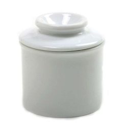 NP-291 WHITE BUTTER KEEPER PORCELAIN