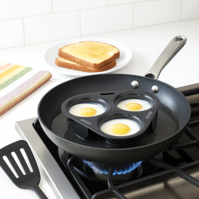 HI-43133 NON-STICK 3 EGG POACHER