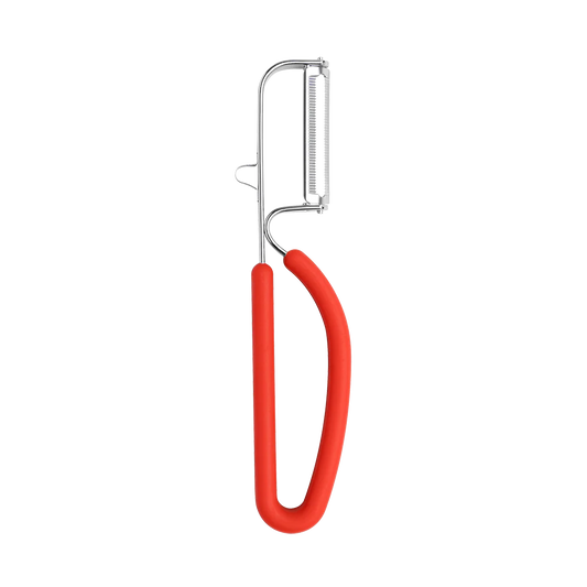 BH-575436 DUAL SERRATED BLADE PEELER RED
