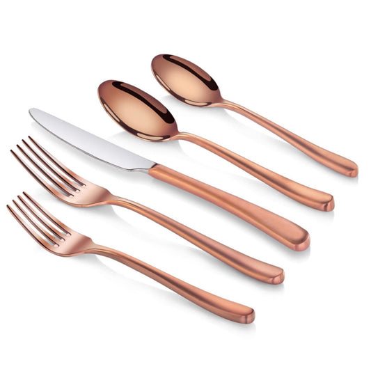 CS-1027020 20 PC FLATWARE SET COPPER FINISH