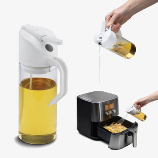 DF-OE7558 OILEROO LITE WHITE PLASTIC BOTTLE