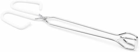 FR-5257 TONGS 12IN STEEL W PVC HANDLE