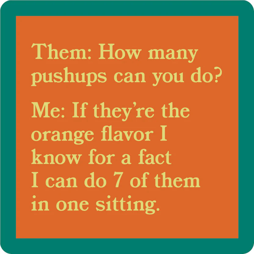 DOM-1453 COASTER PUSH UPS