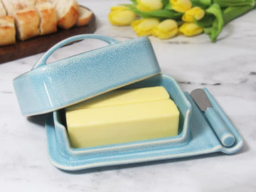 BUT-BPORSKY18 SKY BLUE PORCELAIN BUTTERIE