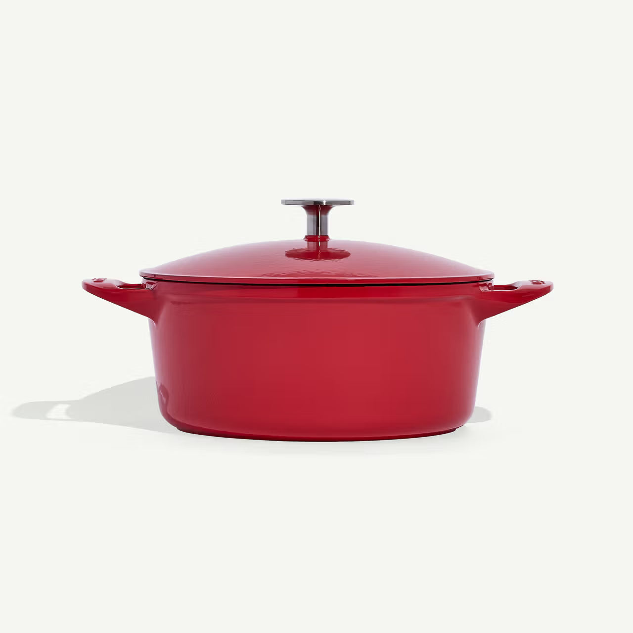 MI-COOK-5DUTCH-RED ENAMELED CAST IRON 5.5QT DUTCH OVEN - RED