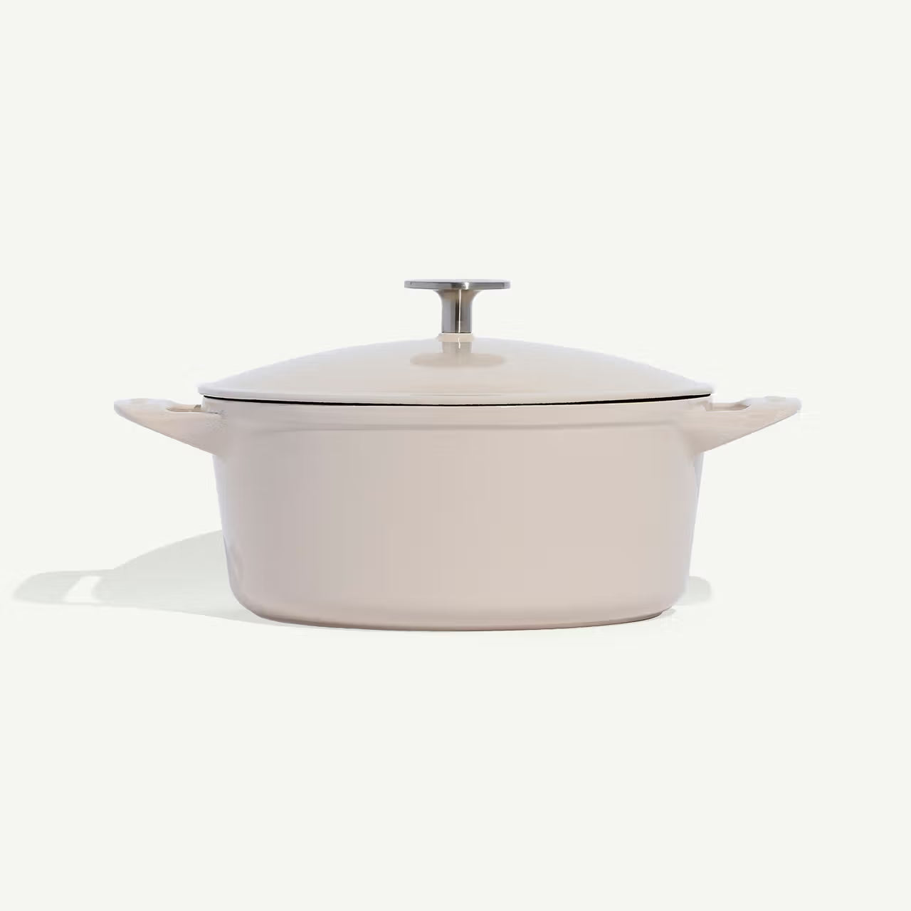 MI-COOK-5DUTCH-LIN ENAMELED CAST IRON 5.5QT DUTCH OVEN ANTIQUE WHITE