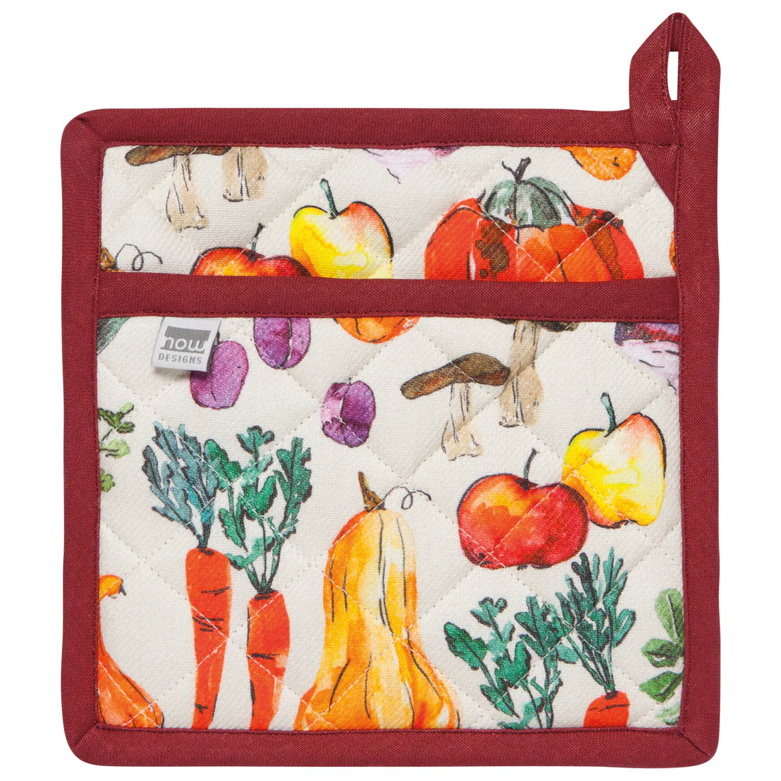 DAN-NPH2330D POT HOLDER SPRUCE VEGGIE STAND