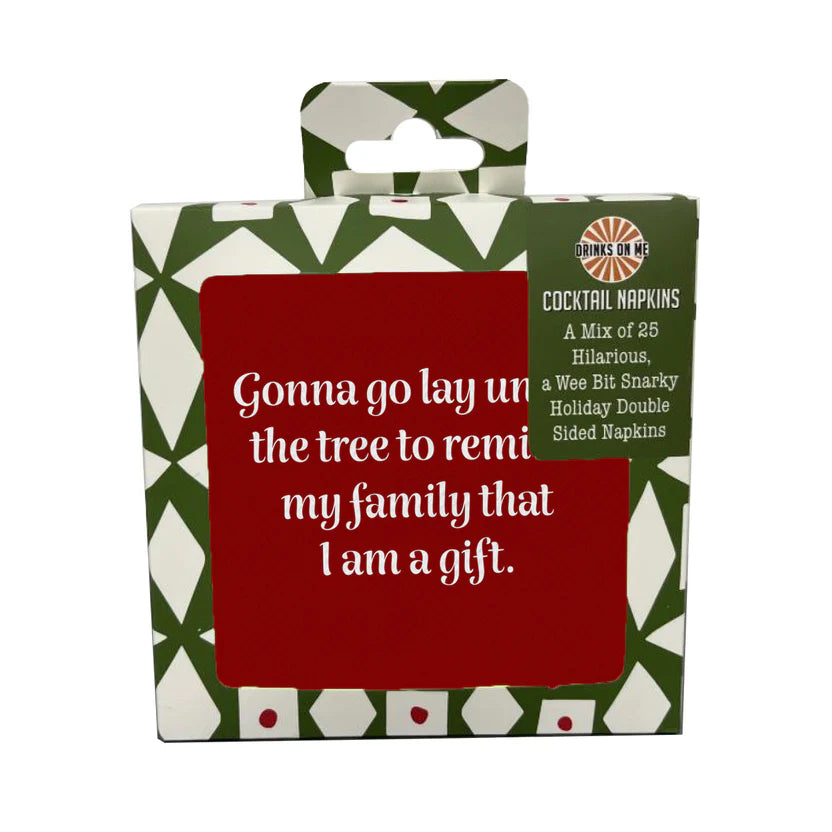 DOM-7501 NAPKIN PARTY IN BOX HOLIDAY