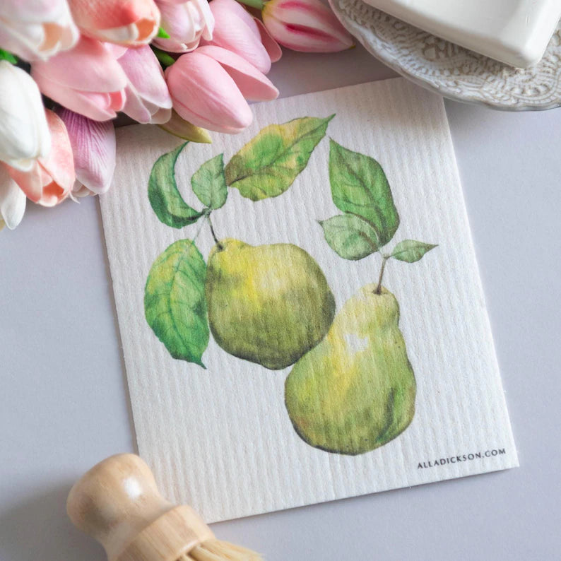 DAN-ESW4224D HERITAGE PEAR SWEDISH DISH CLOTH