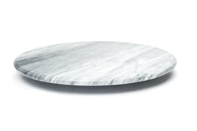 FR-3840 MARBLE LAZY SUSAN WHITE