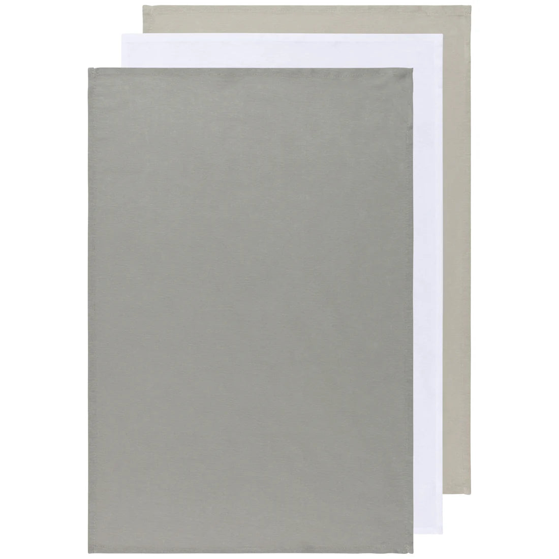 DAN-911422 GRY WHT MOONSTRUCK FLOURSACK TOWELS SET OF 3