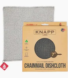 FM-CM5X7-DISH CHAINMAIL DISHCLOTH 7"