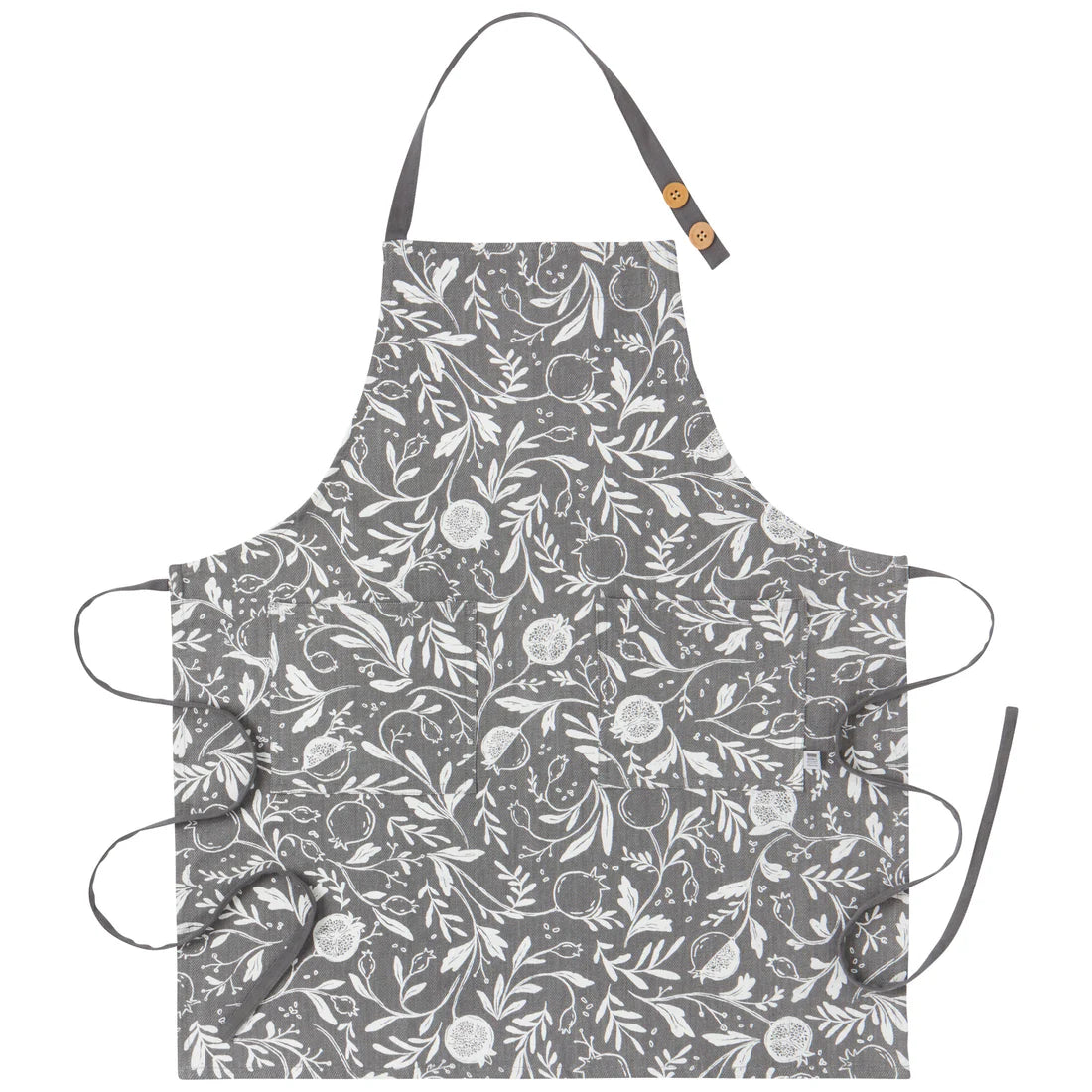 DAN-NAP2404D APRON SPRUCE POMEGRANATES
